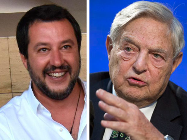 МИЛИЈАРДЕР СЕ ОБРУШИО НА РУСЕ И ИТАЛИЈАНЕ: Сорош: Вицепремијера плаћа Путин? Салвини: Сорош у Италији?Срамота