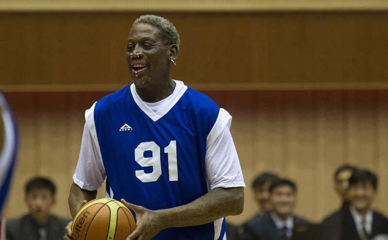 Денис Родман неће учествовати на самиту Трампа и Кима