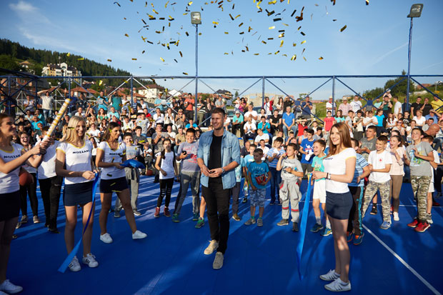 Нова Варош добила кошаркашки терен посвећен Немањи Недовићу