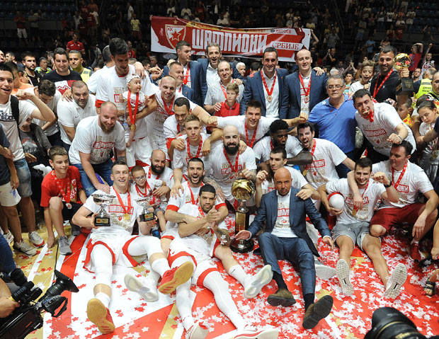 ЗВЕЗДА ШАМПИОН СРБИЈЕ: Црвено-бели без пораза до 19. титуле