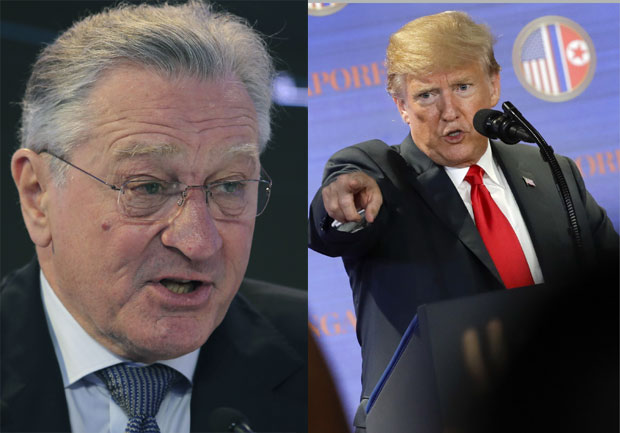 ТРАМП УЗВРАТИО ГЛУМЦУ: Де Нира су превише ударали у главу па је зато глуп