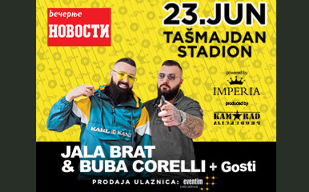 БУБА И ЈАЛА НА ТАШУ: Први велики солистички концерт двојца који помера стандарде