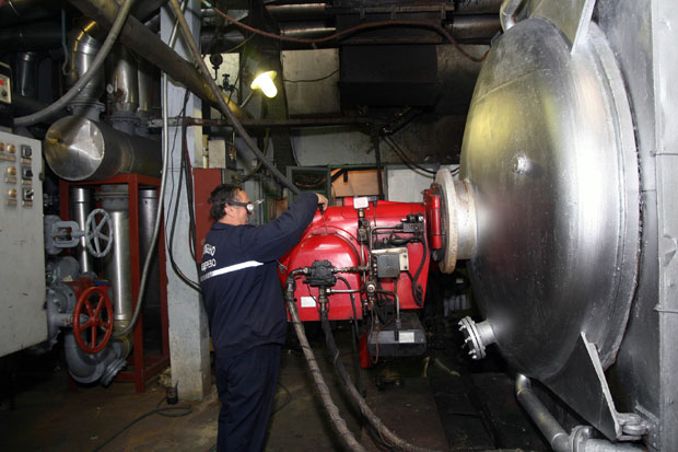 Гасе котларнице на Карабурми