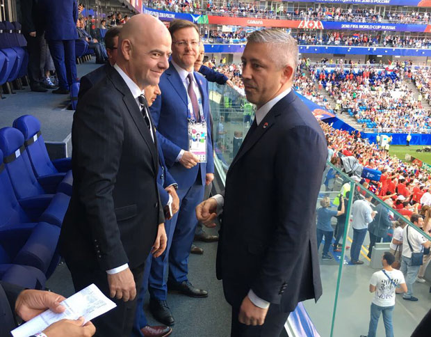 И Инфантино видео Србију 