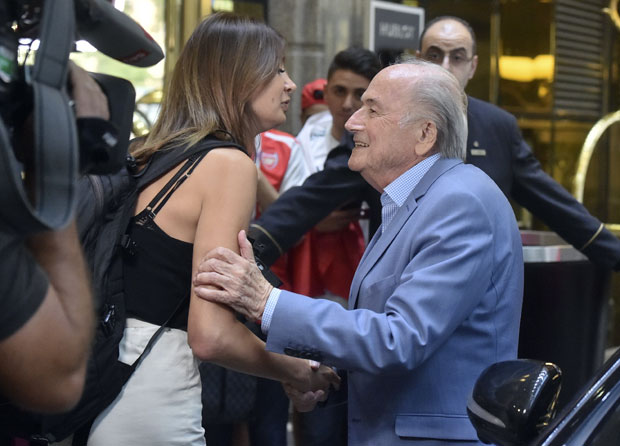 Састали се Путин и Блатер: Руски фудбалери су одлични