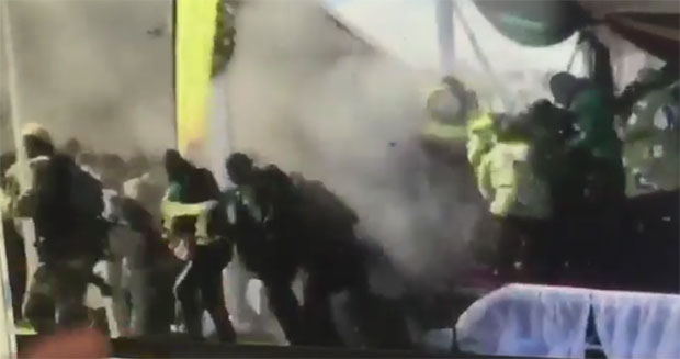 Експлозија на скупу председника Зимбабвеа, председник Мнангагва неповређен (ВИДЕО)