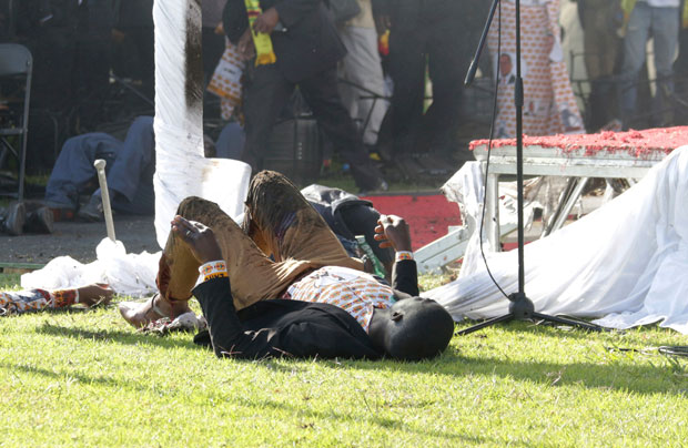 Полиција: 49 људи повређено у експлозији током скупа