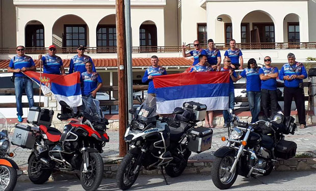 Приједорски бајкери у Хиландару