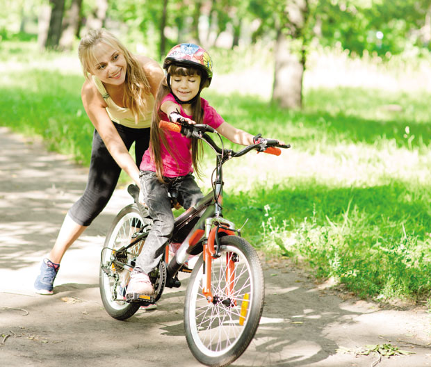 Научите их да возe бицикл