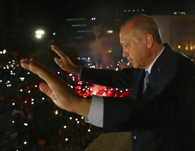 Ердоган као султан