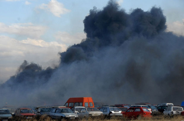 Горело насеље код Тивта