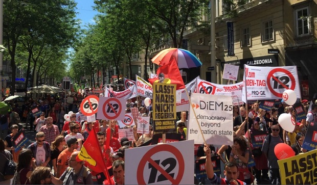 Беч: Протест 100.000 људи због радног времена од 12 сати