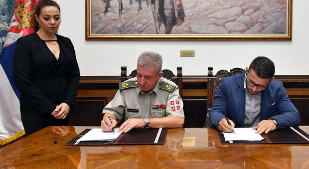 Потписан споразум између Министарства одбране Републике Србије и Спортског савеза Србије