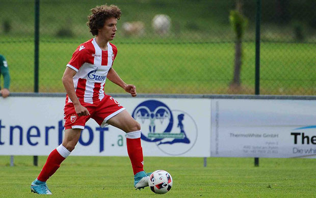 ЧУПА СЕ НЕ ШИША: Ераковић најмлађи на припремама Звезде