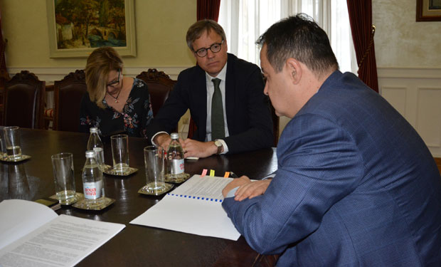 Дачић примио Дитмана у опроштајну посету