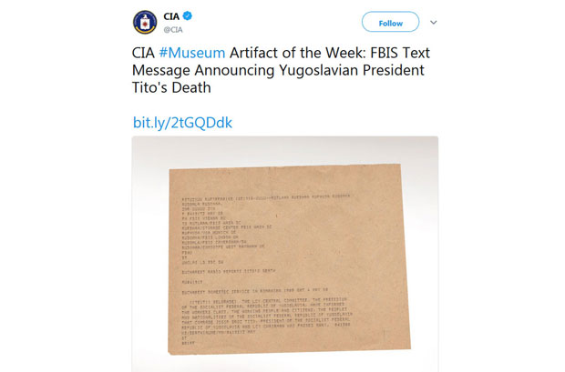 Како је ЦИА од “Радио Букурешта“ сазнала за Титову смрт 