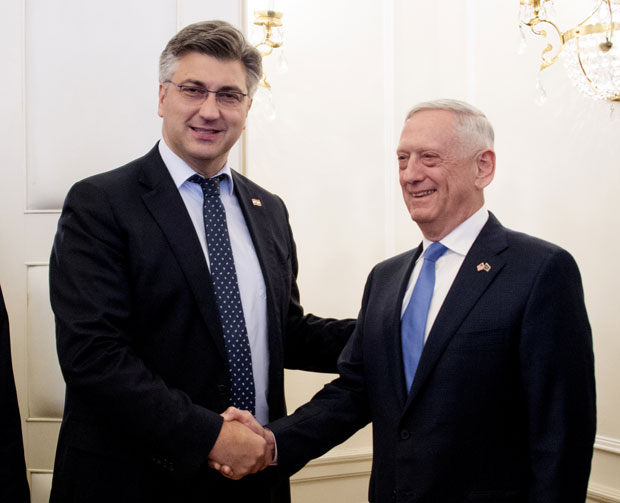 Матис: САД ће помоћи Хрватској у модернизацији војске