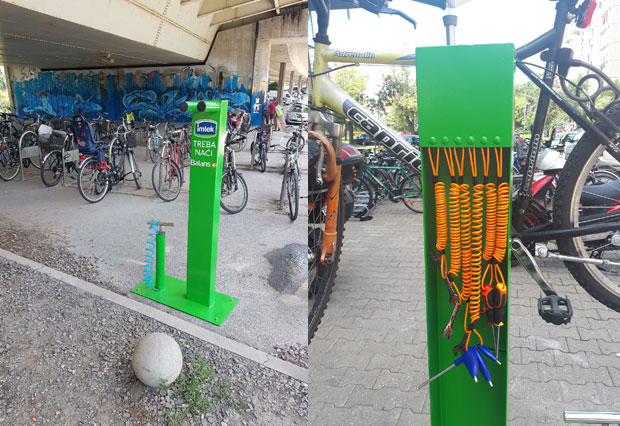 Баланс+ самоуслужне станице за бицикле обрадовале Новосађане