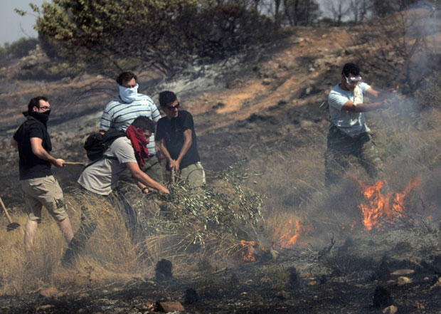 НАСА објавила снимак пожара у Грчкој