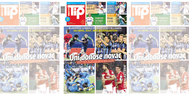 НА КИОСЦИМА НОВИ БРОЈ ЛИСТА ЗА КЛАДИОНИЧАРЕ: Најбоље из садржаја „Типа“