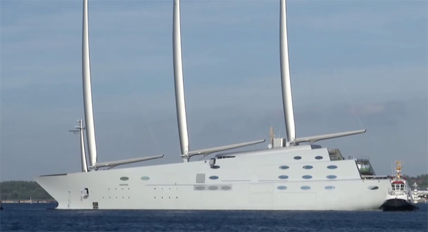 Мељниченкова највећа јахта на свету укотвљена у Албанији (ВИДЕО)