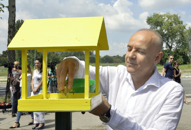 Отворена прва Мини еко-зона за београдске врапце