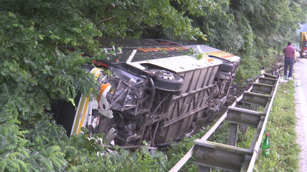 После карамбола путници из аутобуса се опорављају