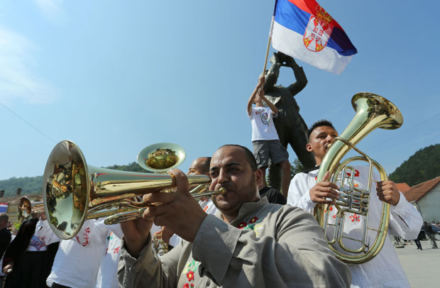 ЧЕПУРИН ПЕВАО: Српска се труба с Косова чује... (ФОТО)