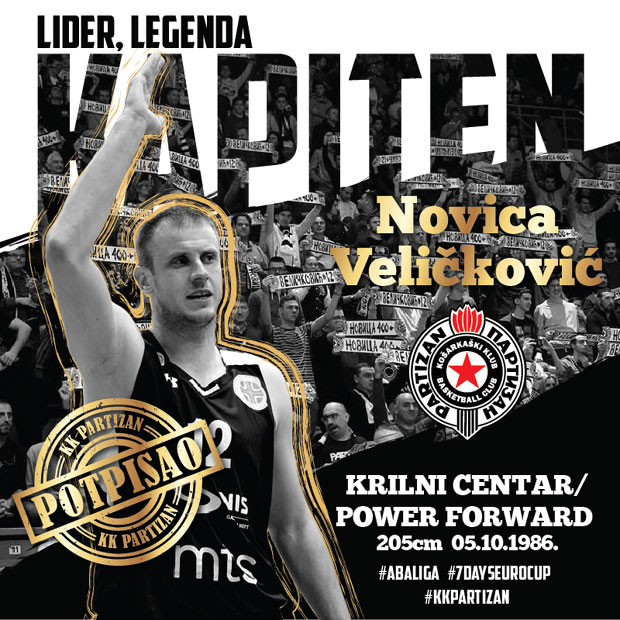 НОВИЦА ВЕРАН ПАРТИЗАНУ: Црно-бели продужили сарадњу с капитеном на још једну сезону