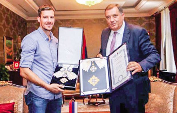 КОШАРКАШИ ПОСЕТИЛИ РЕПУБЛИКУ СРПСКУ: Додик одликовао Зорана и Горана Драгића