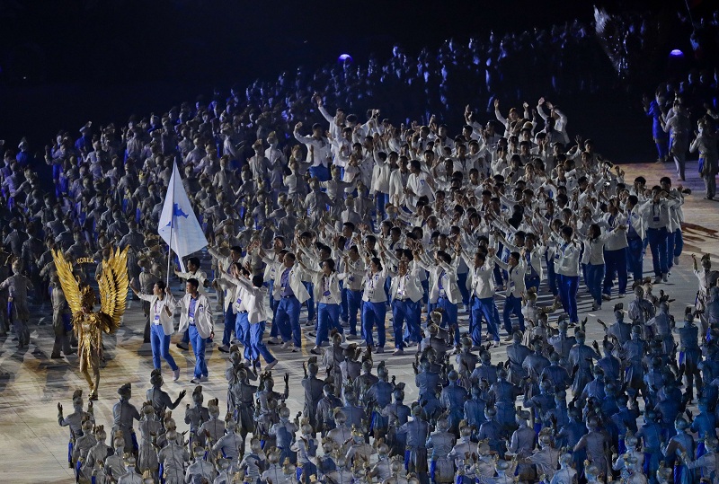 Спортисти две Кореје изашли заједно на церемонији отварања Азијских игара