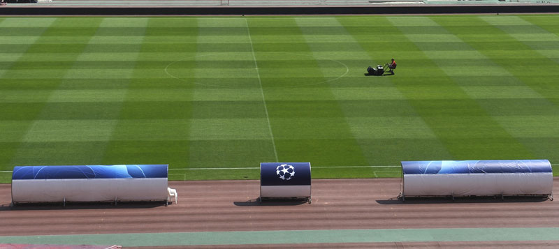 ФОТО: На стадиону “Рајко Митић” све у знаку Лиге шампиона