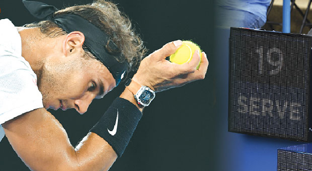 Тенисери углавном немају ништа против сата који им на Ју-Ес опену мери време до сервиса: Драмска пауза од 25 секунди