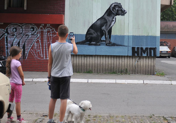 Верни Жућа добио мурал