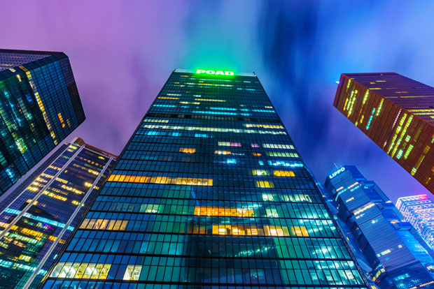 Осветљене зграде у САД и Канади - подршка истраживању рака
