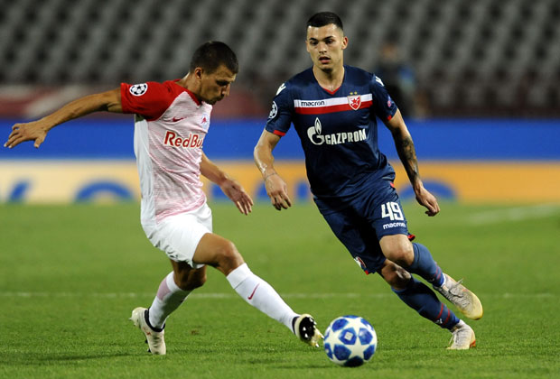 КРАЈ: Салцбург - Црвена звезда 2:2