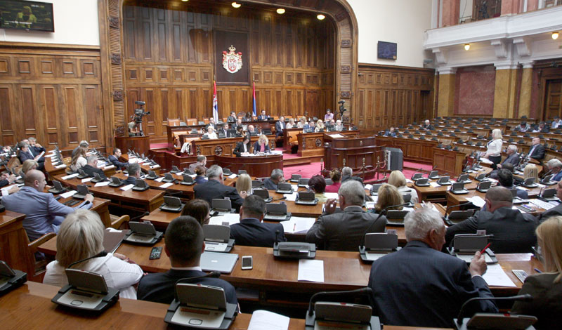 Заседање Скупштине после путовања