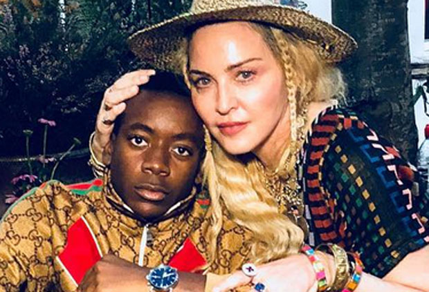 Мадона обукла сина у гардеробу Гучи од главе до пете