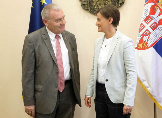 Брнабић разговарала с председником Европског савета за истраживање
