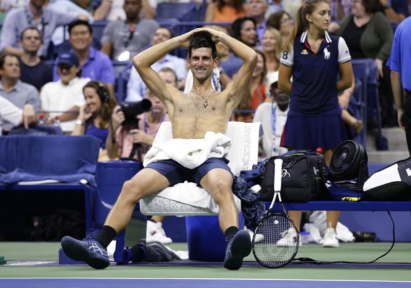 КРОЗ САУНУ КА ФИНАЛУ: Ђоковић се против Милмана презнојавао само због влажности ваздуха