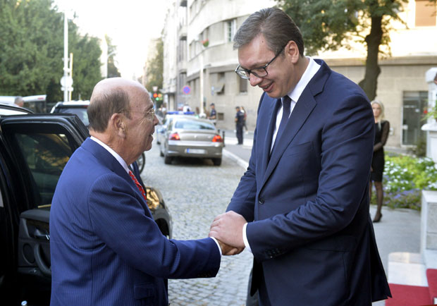 Вучић се састао са америчким државним секретаром Росом