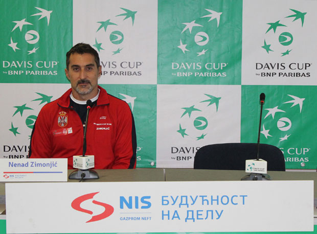Зимоњић: Нема тајни ко ће играти у синглу, од изузетне је важности да останемо у Светској групи