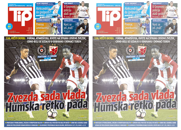 У НОBОМ БРОЈУ ТИПА: Звезда сада влада, Хумска ретко пада