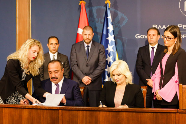 Параф на Oквирни споразум за ауто-пут Београд - Сарајево