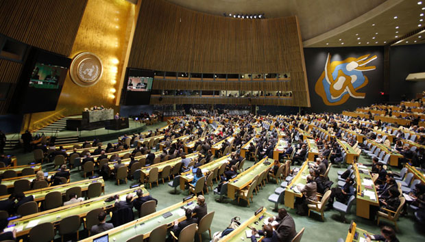 Ван дер Белен, Курц и Кнајсел на Генералној скупштини УН