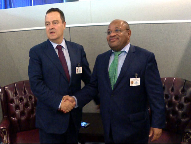 Дачић се састао са министрима спољних послова Палестине и Коморских острва