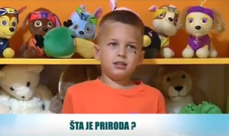 ПРИРОДНО ЈЕ ДА СМО СРБИ: Малишан из Подгорице постао хит на интернету (ВИДЕО)