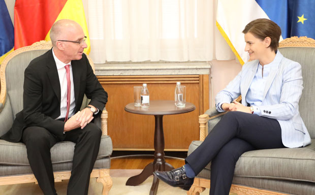 Премијерка Србије разговарала с новим амбасадором Немачке