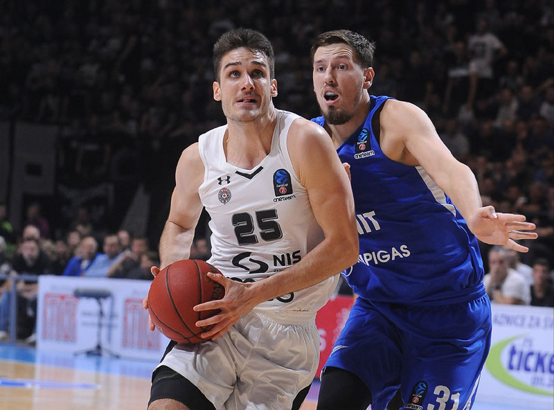 ЈУНАЧКИ ТРИЈУМФ ПАРТИЗАНА: Црно-бели после велике борбе срушили једног од фаворита за наслов Еврокупа