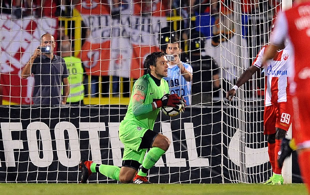 Голман Стојковић често спасава Партизан: Скинуо 12 од 38 једанаестераца